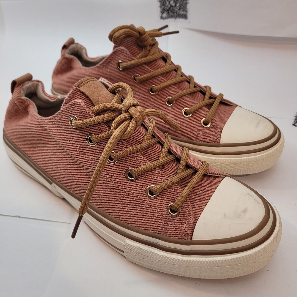 Very G Canvas Sneakers Womens Mauve Pink Low Top VGSP0182-209 Size 10